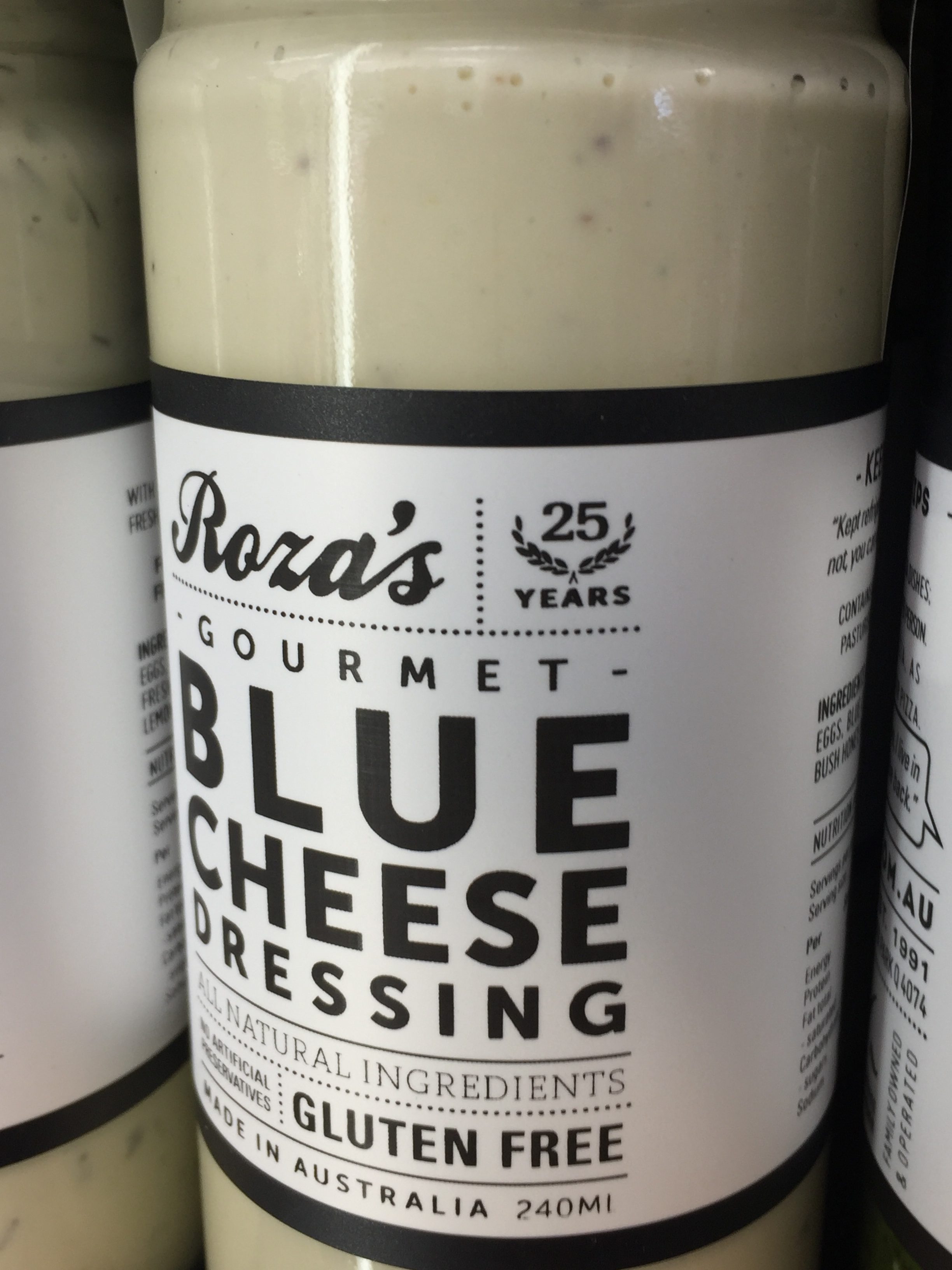 Blue cheese dressing 240ml Rozas Gourmet sauces – Greengrocers Pantry