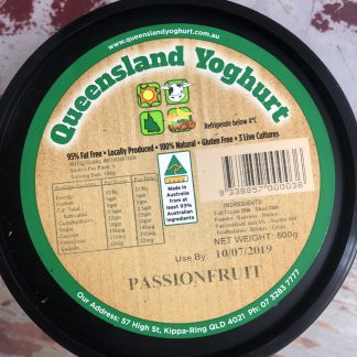 Passionfruit yoghurt