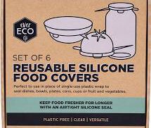 Reusable Silicone Food Covers (set of 6)